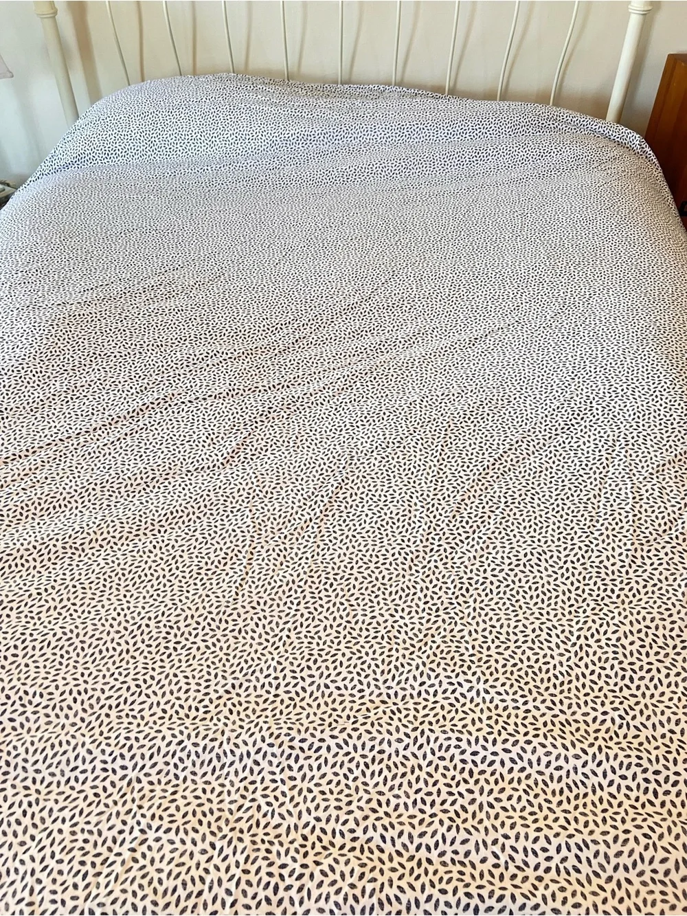 Lauren Ralph Lauren Queen Nora Blue White Paisley Reversible Duvet Cover